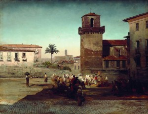 At the market